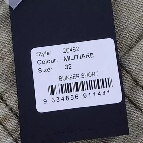 2/$50 Man X OneTeaspoon Militaire Drop Crotch Bunker Shorts Size 32 - Picture 7 of 8